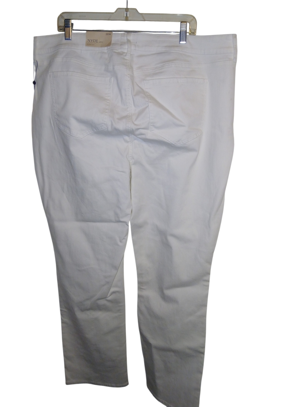 NWT NYDJ White Straight Marilyn Jeans with Lift-Tuck Technology 20W - Picture 3 of 6